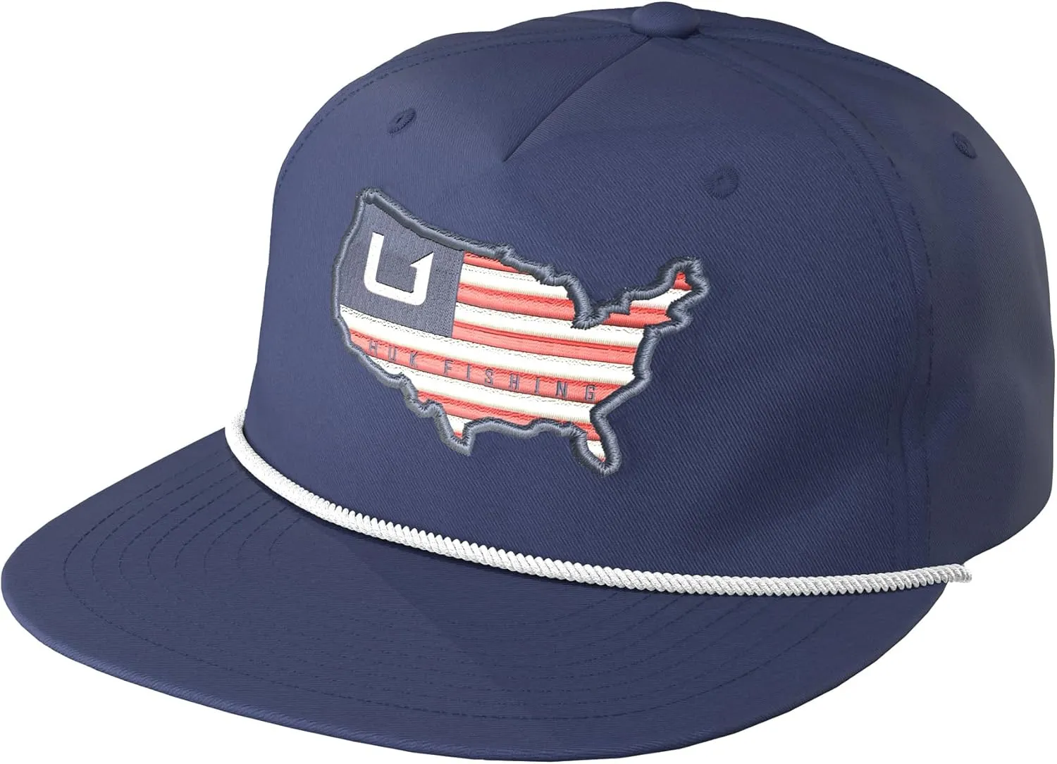 HUK Rope, Unstructured Adjustable Fishing Hat for Men