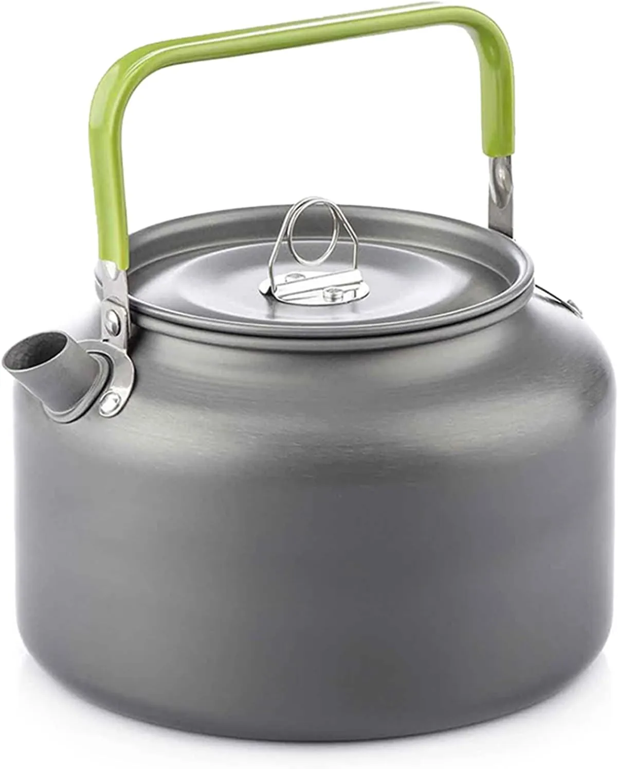 HXBER 0.8L/1.2L/1.8L Outdoor Camping Kettle Aluminum Tea Kettle Coffee Pot with Carry Bag