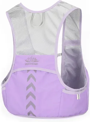 Hydration Backpack Running Vest, Lightweight Hydration Pack Reflective Water Backpack Breathable Hydro Water Daypack for Women & Men Trail Running Marathon Race Hiking Cycling