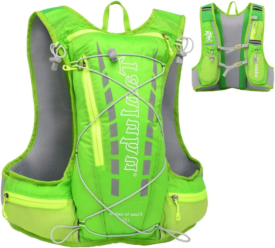 Hydration Pack Backpack Running Hydration Vest for Women and Men Outdoor Hiking, Cycling, Camping with 15L Capacity