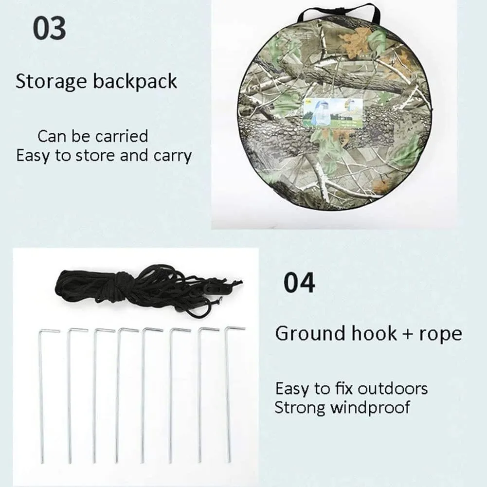 Ice Fishing Shelter Tent 2 People Ice Fishing Tent Sunshade Winter Ice Fishing Tents Large Space for Changing Outdoor Fishing Bathing Storage Room (Green 150X150X190CM) (Green 150X150X190CM)