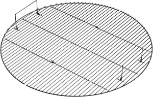 IDZO Foldable Stainless Steel Fire Pit Cooking Grill Grate – Heavy-Duty Portable Campfire BBQ Cooking Rack – Outdoor Camping & Backyard Fire Pit Accessory – 36-Inch Cooking Surface