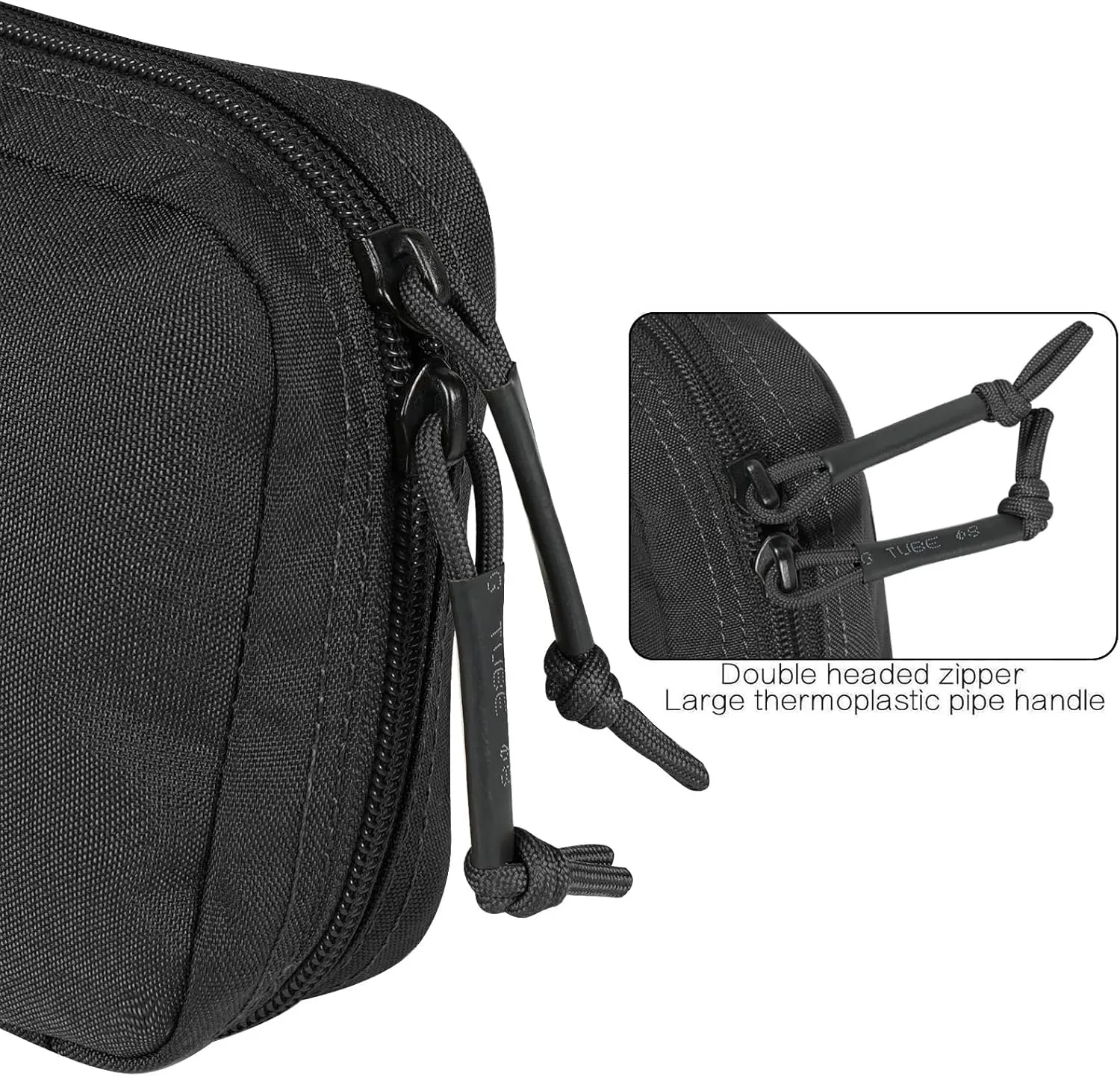 Ifak Pouch-Rapid Deployment Tactical MOLLE Trauma Kit Pouches, Quick Release Tear-Off Medical First Aid Kit Organiser with Red Immediate Identify for Emergency Surviva Activities.