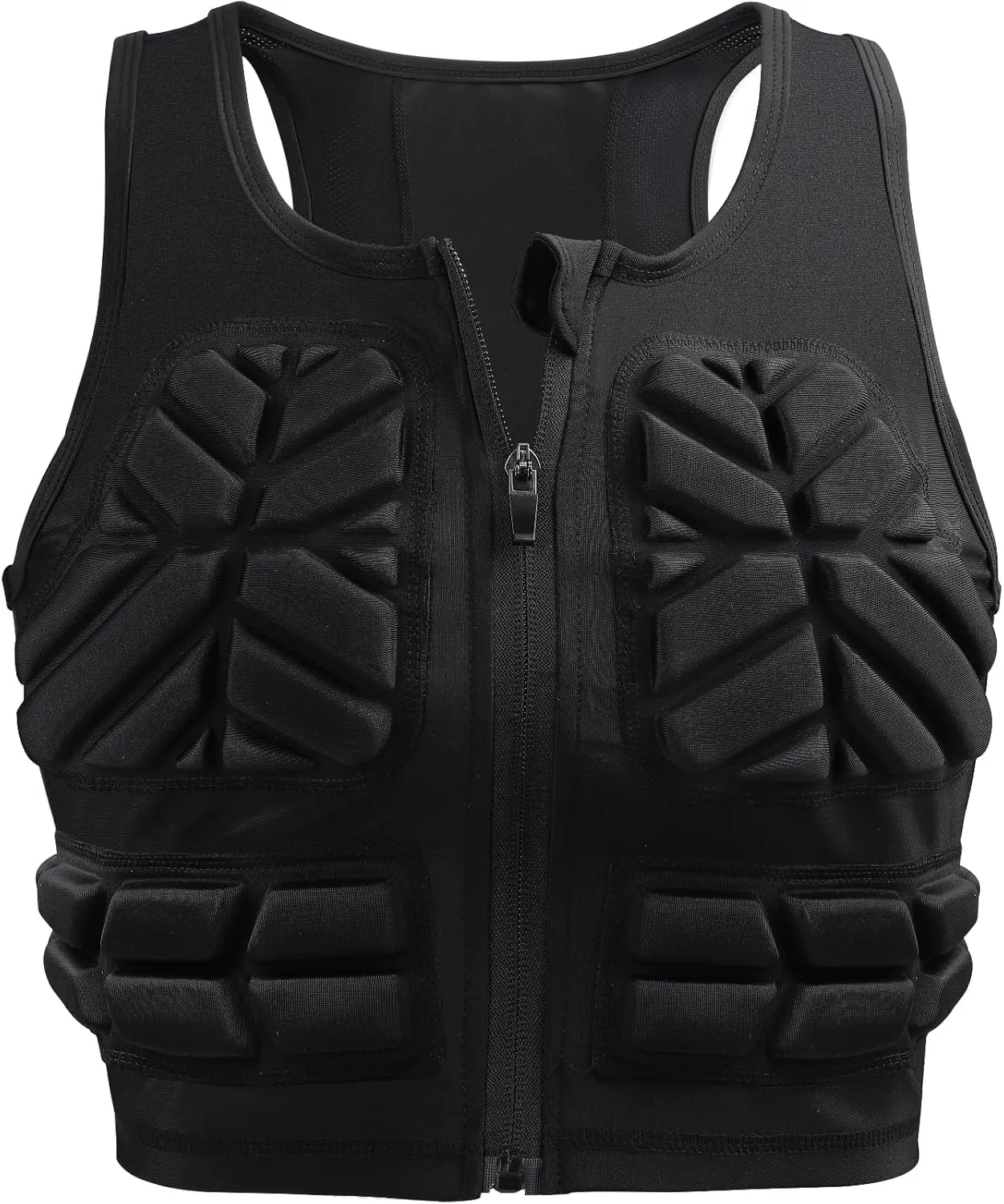 Impact Vest for Women Chest Protector Padded Compression Vest for Sports, Karate, Football, Breast and Rib Protection