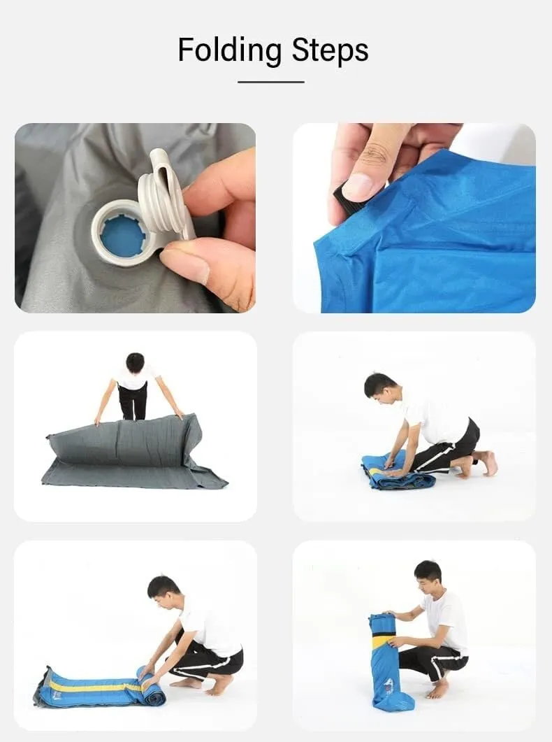 Inflatable Mattress， Outdoor Tent Camping Mats Self-Inflating Mattress(B)