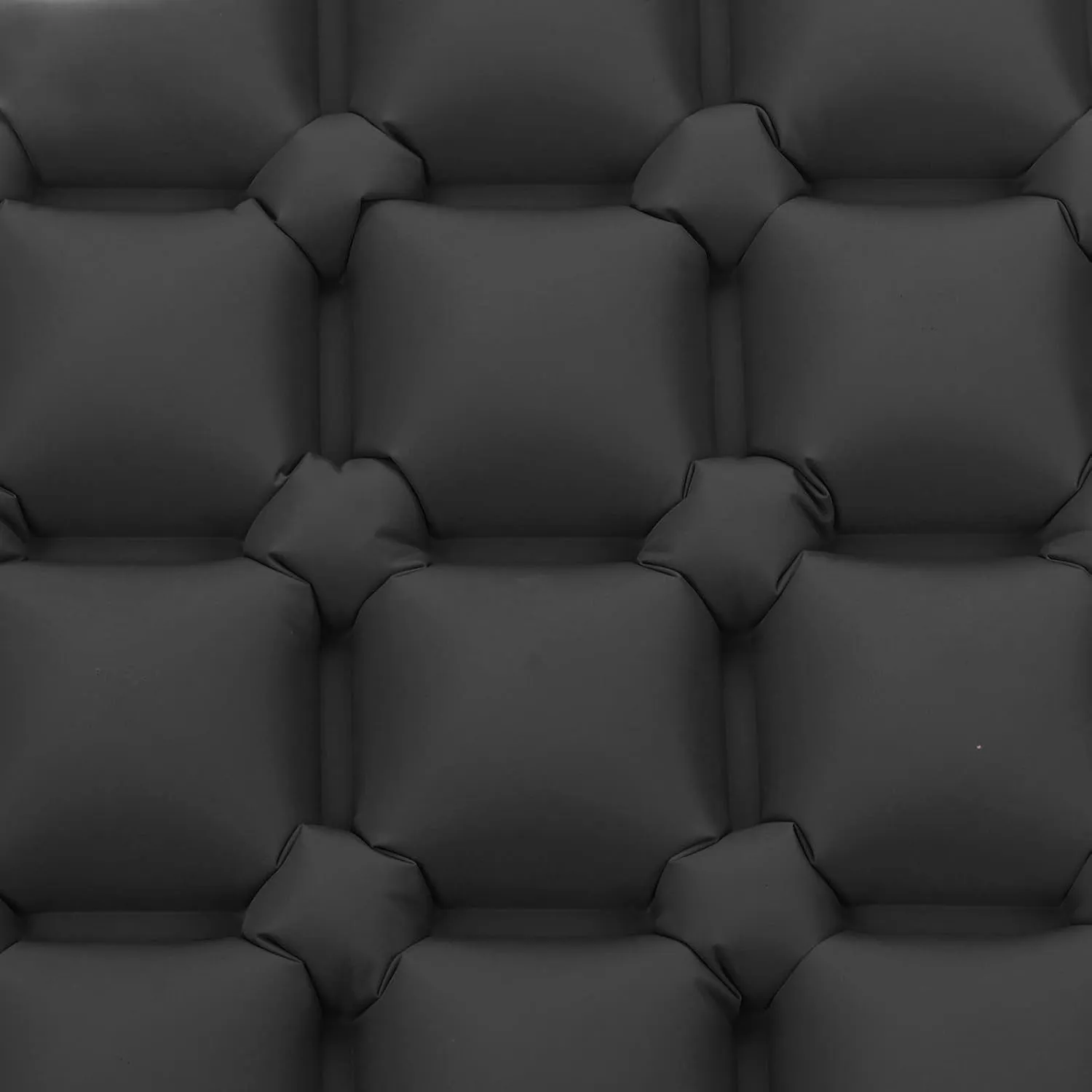 Inflatable Sleeping Mat for Camping and Backpacking, Built in Pump for Quick Inflation, and Water Proof Material, Compact and Durably (Dark Gray)