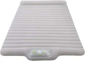 Inflatable Sleeping Pad, Space Saving Quick Inflation Inflatable Camping Bed for Hiking (Grey)