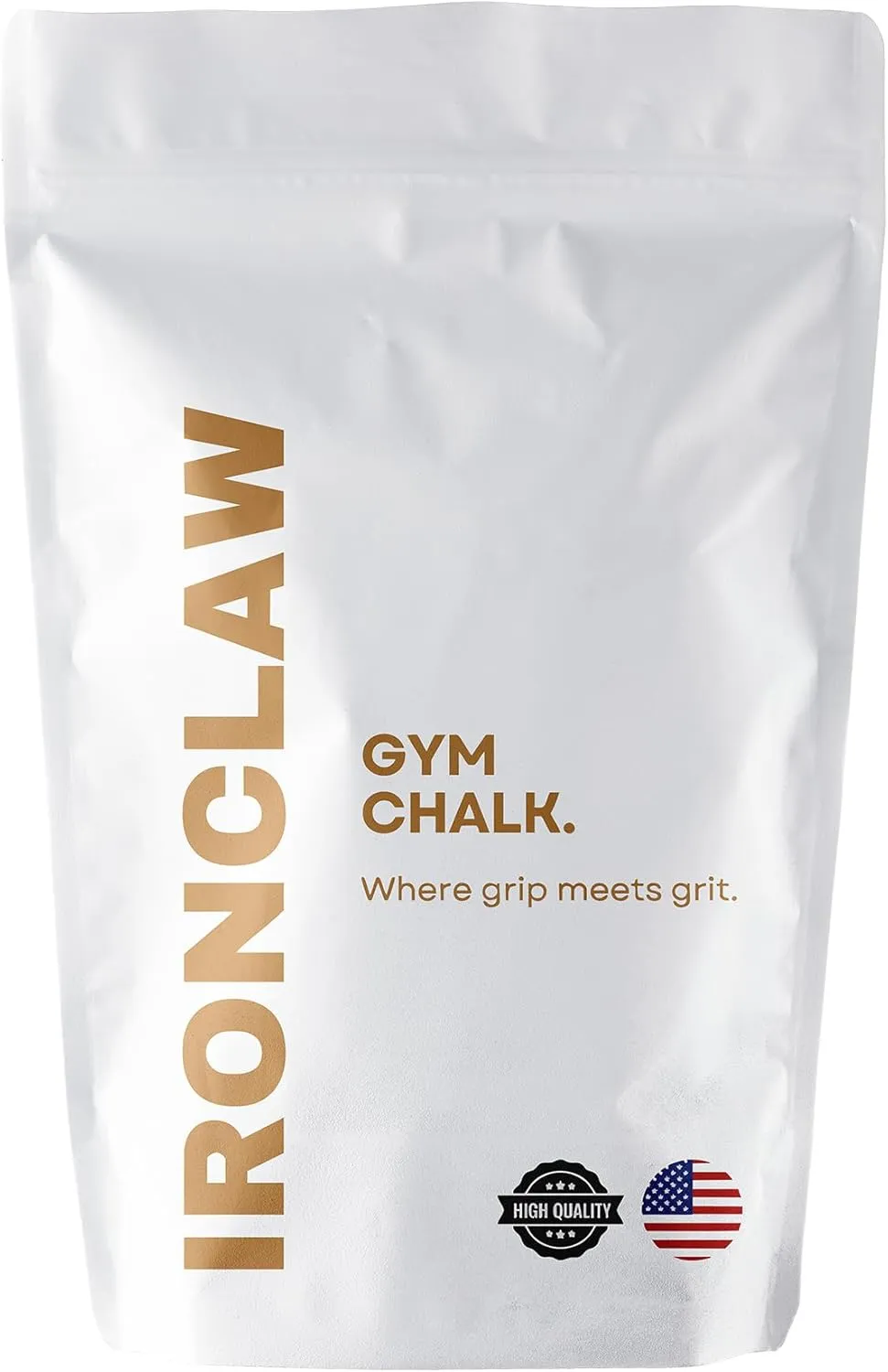 Ironclaw Gym Chalk - 10oz. Premium Gym Chalk for Powerlifting, Weightlifting, Crossfit, Strongman | Used by World Champion Powerlifters | Anti-Slip, Long-Lasting Performance for Maximum Lifts