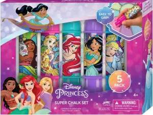 JA-RU Disney Princess Chalk Holder (1 Pack) Sidewalk Chalk for Kids - Kids Outdoor Play & Playground Toys - Non Toxic Jumbo Chalk for Boys and Girls - Birthday Gifts. B-6904-1