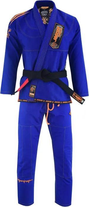 JAGUAR PRO GEAR – Pro Signature Brazilian Jiu Jitsu| Kids Adults Unisex| Kimono Gi Lightweight Uniform with White Belt