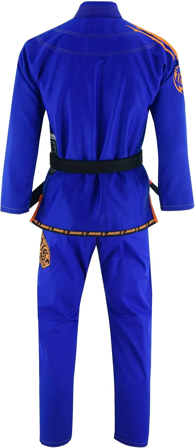 JAGUAR PRO GEAR – Pro Signature Brazilian Jiu Jitsu| Kids Adults Unisex| Kimono Gi Lightweight Uniform with White Belt