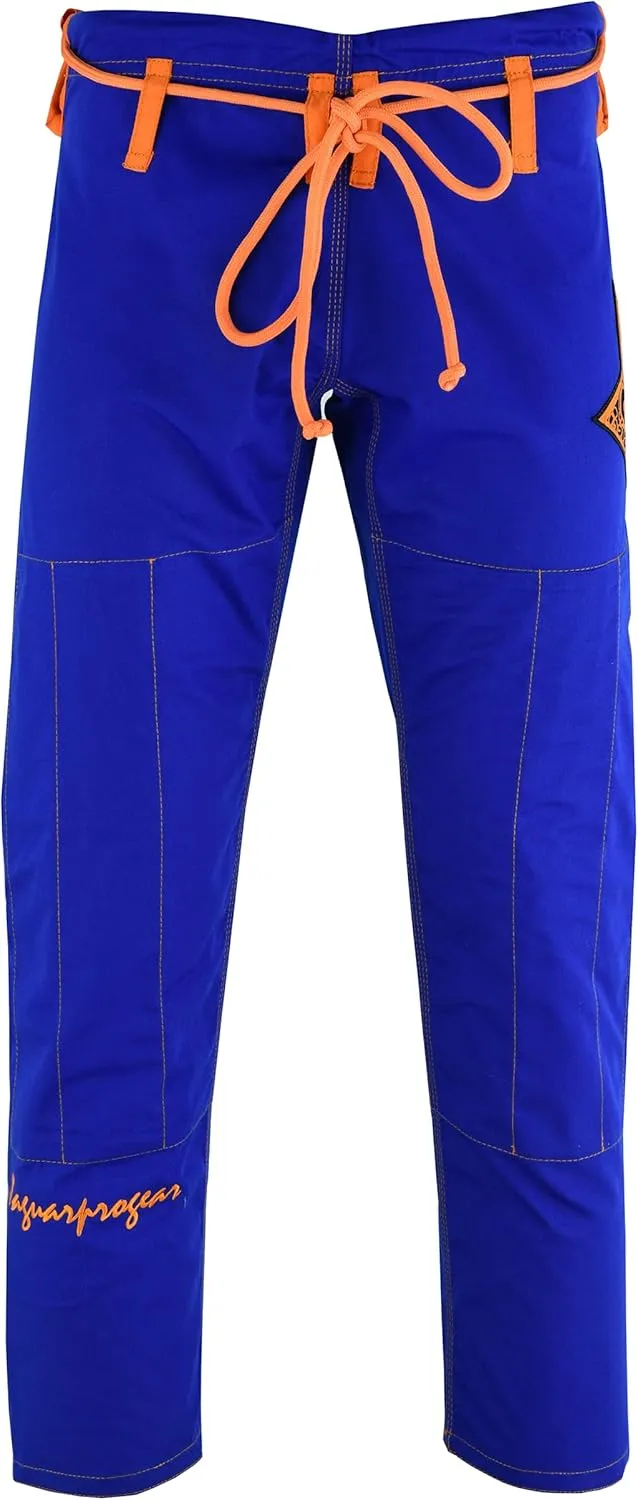 JAGUAR PRO GEAR – Pro Signature Brazilian Jiu Jitsu| Kids Adults Unisex| Kimono Gi Lightweight Uniform with White Belt