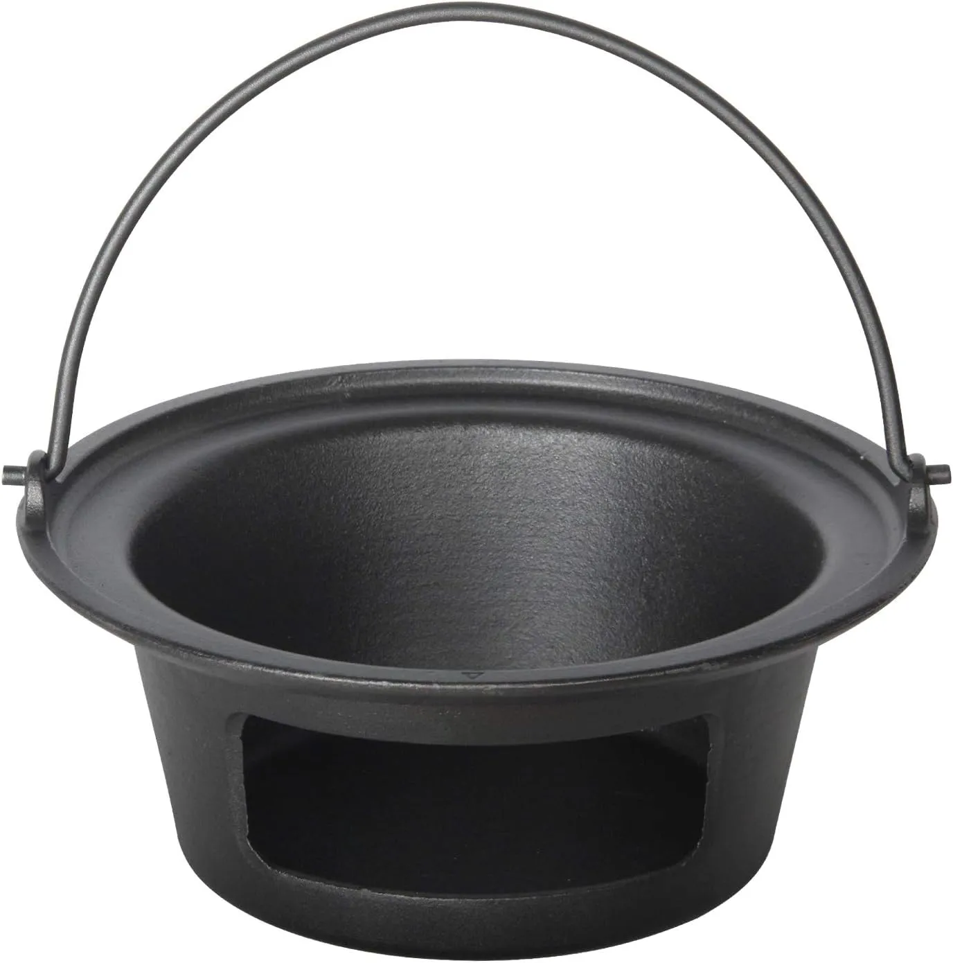 KAMaster Cast Iron Ash Can with Handle for Large Big GreenEggs,Charcoal Ash Pot Green Egg Accessories Must Haves,Perfectly Paired with Fire Grate/Charcoal Basket for Use | Quick & Easy Cleaning