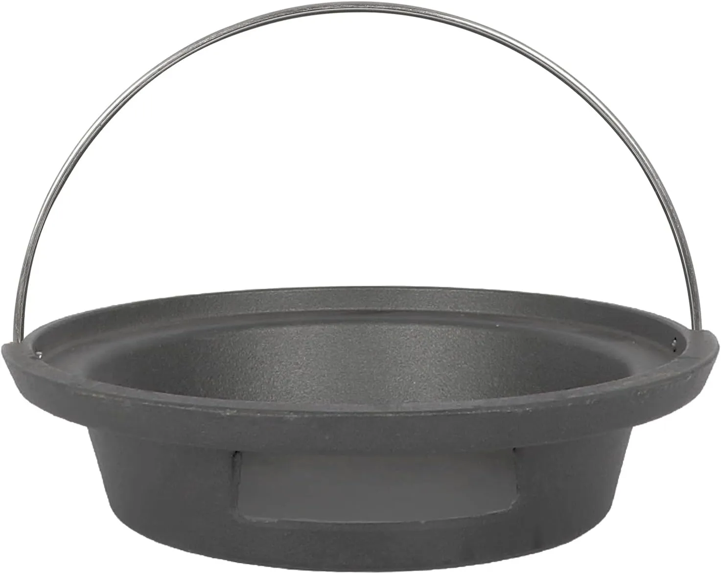 KAMaster Cast Iron Ash Can with Handle for Mini-Max Green Egg Grill,Charcoal Ash Pot Green Egg Accessories Must Haves,Perfectly Paired with Fire Grate/Charcoal Basket for Use | Quick&Easy Cleaning