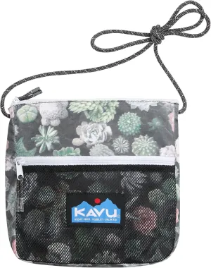 KAVU Garibaldi Go Crossbody Rope Bag Water Resistant Zip Purse - Greenhouse