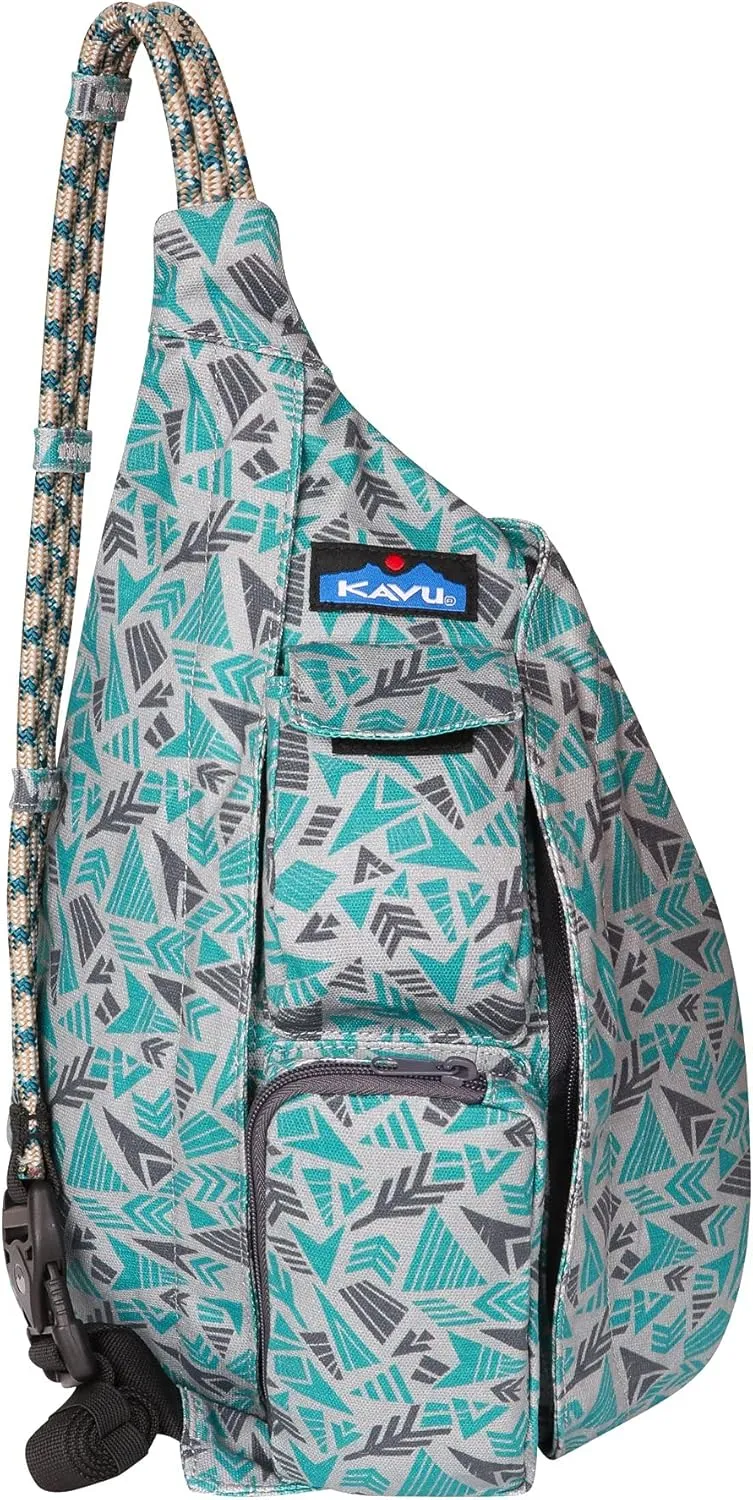 KAVU Mini Organic Rope Bag Sling Crossbody Backpack - Arrow Mix
