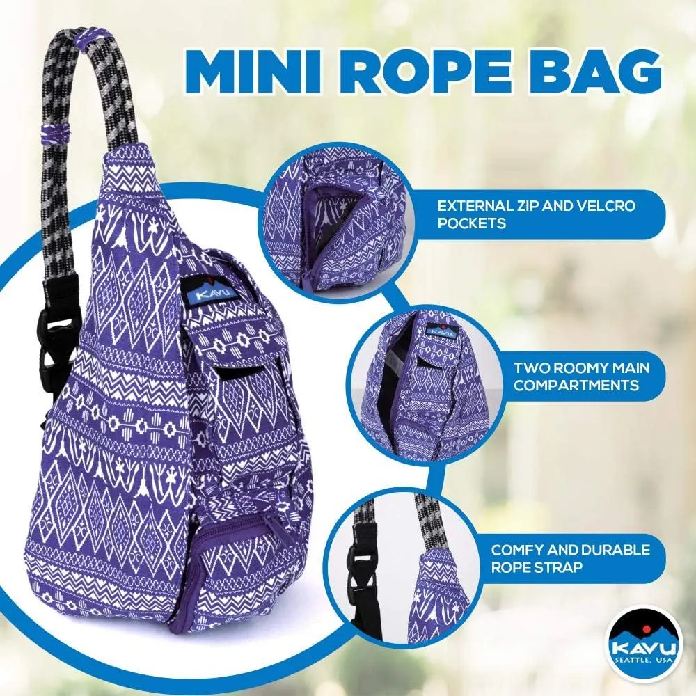 KAVU Mini Rope Bag Cotton Crossbody Sling
