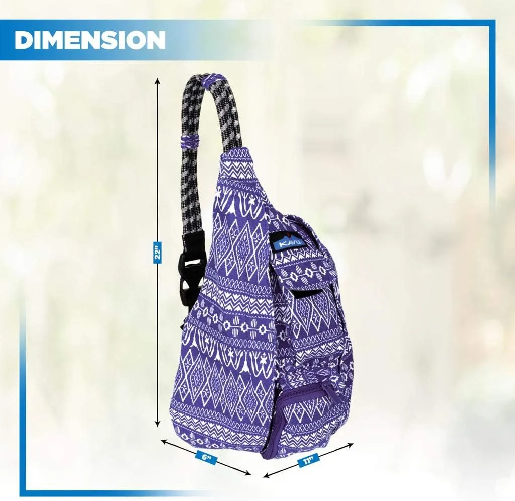 KAVU Mini Rope Bag Cotton Crossbody Sling
