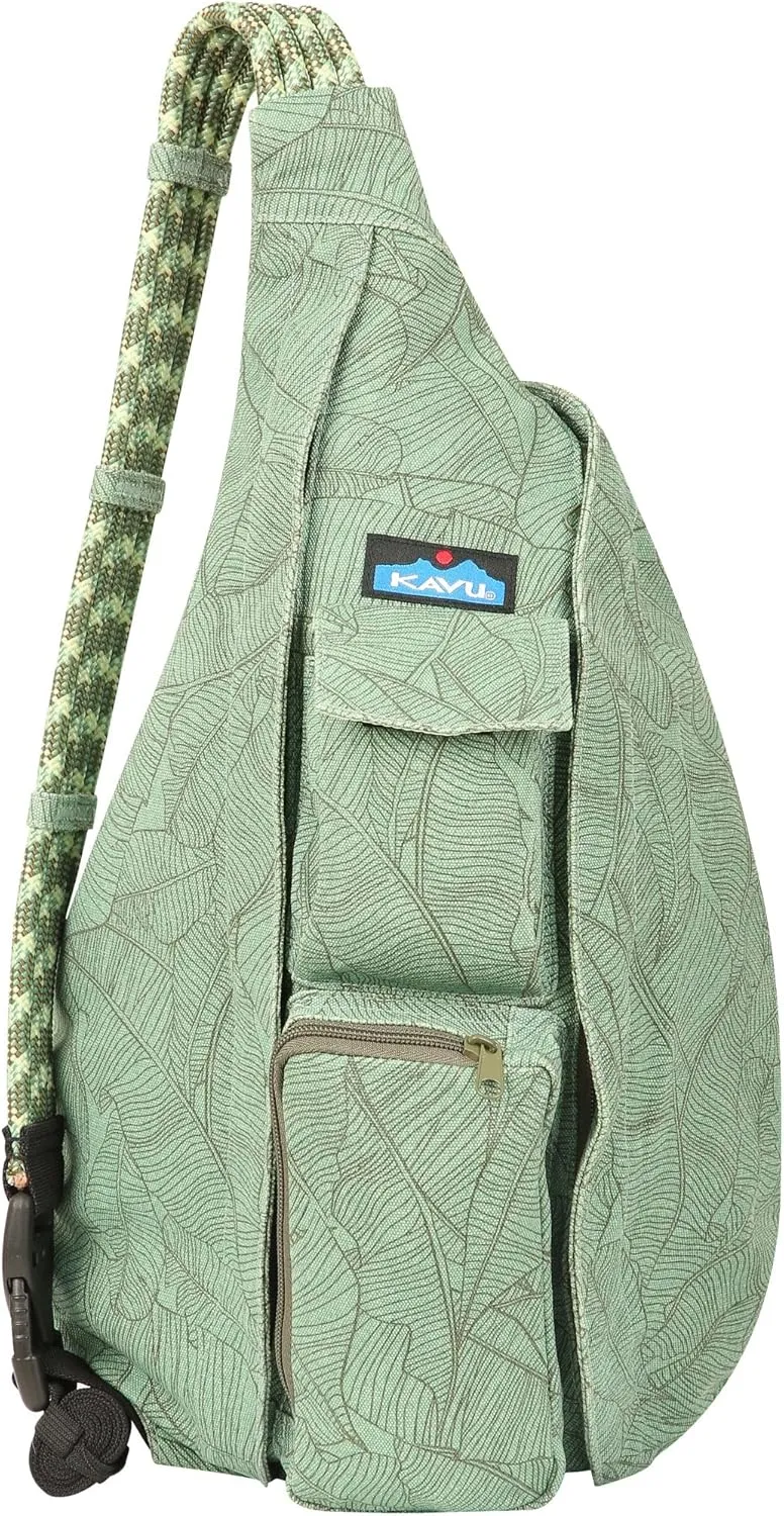 KAVU Organic Rope Bag Sling Crossbody Backpack - Palm Verde