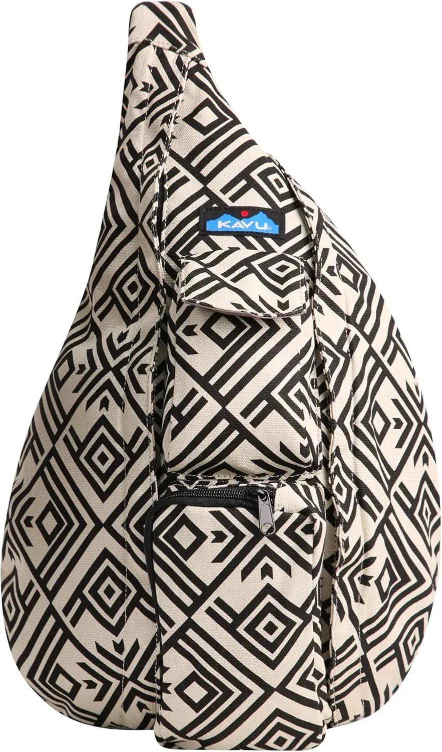 KAVU Original Rope Bag Sling Pack with Adjustable Rope Shoulder Strap