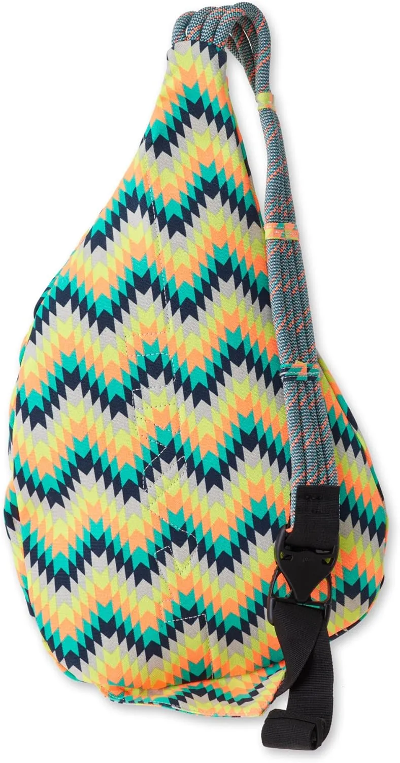 KAVU Original Rope Bag Sling Pack with Adjustable Rope Shoulder Strap