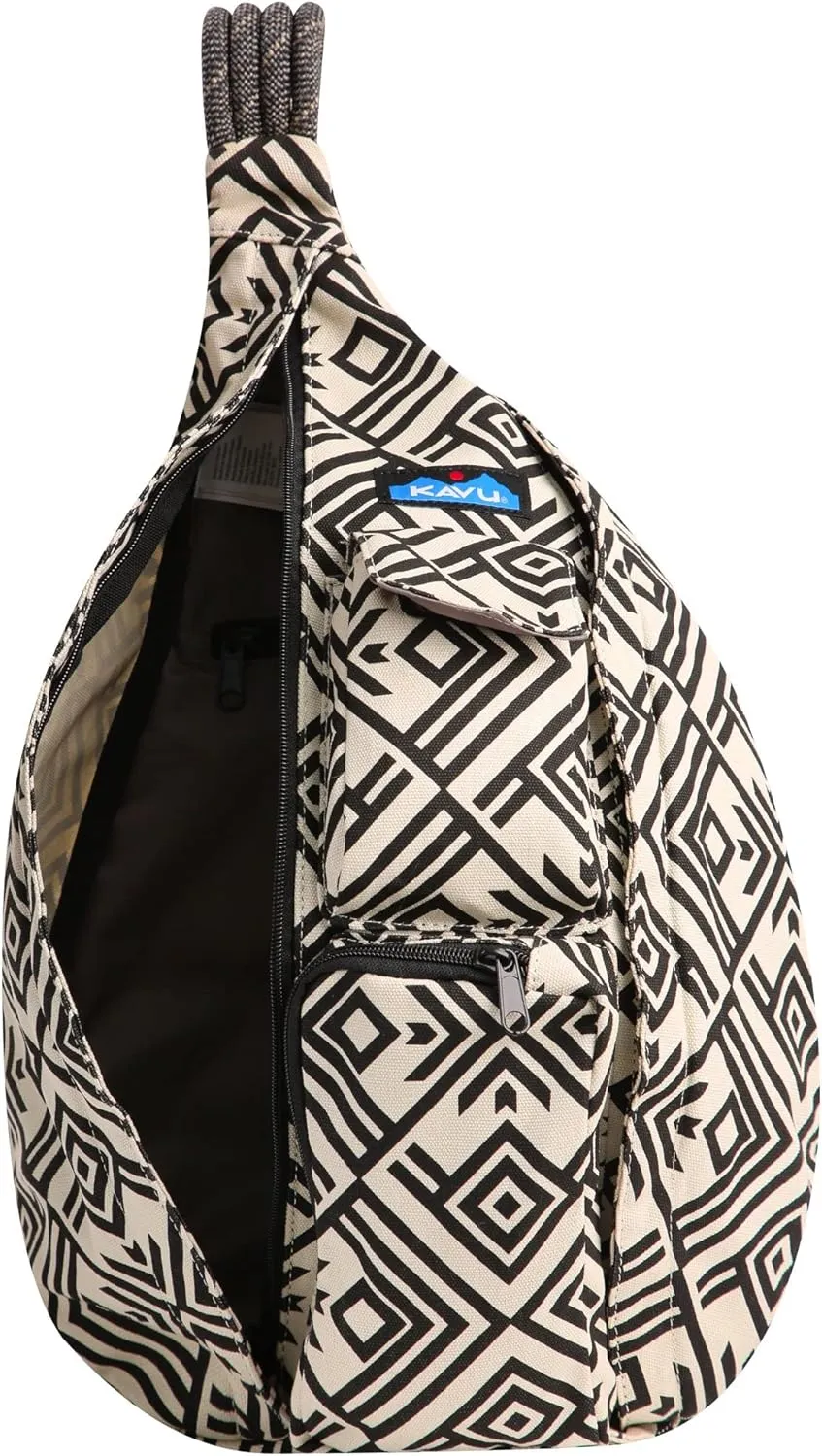 KAVU Original Rope Bag Sling Pack with Adjustable Rope Shoulder Strap