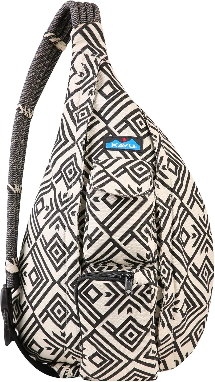 KAVU Original Rope Bag Sling Pack with Adjustable Rope Shoulder Strap