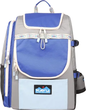 KAVU Pacific Rimshot Deluxe Disc Golf Backpack Includes Drink Cozy-Wild River
