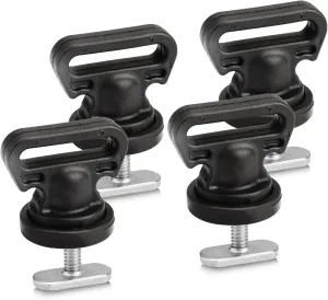 Kayak Track Mount Vertical Tie Downs （4 Pack）