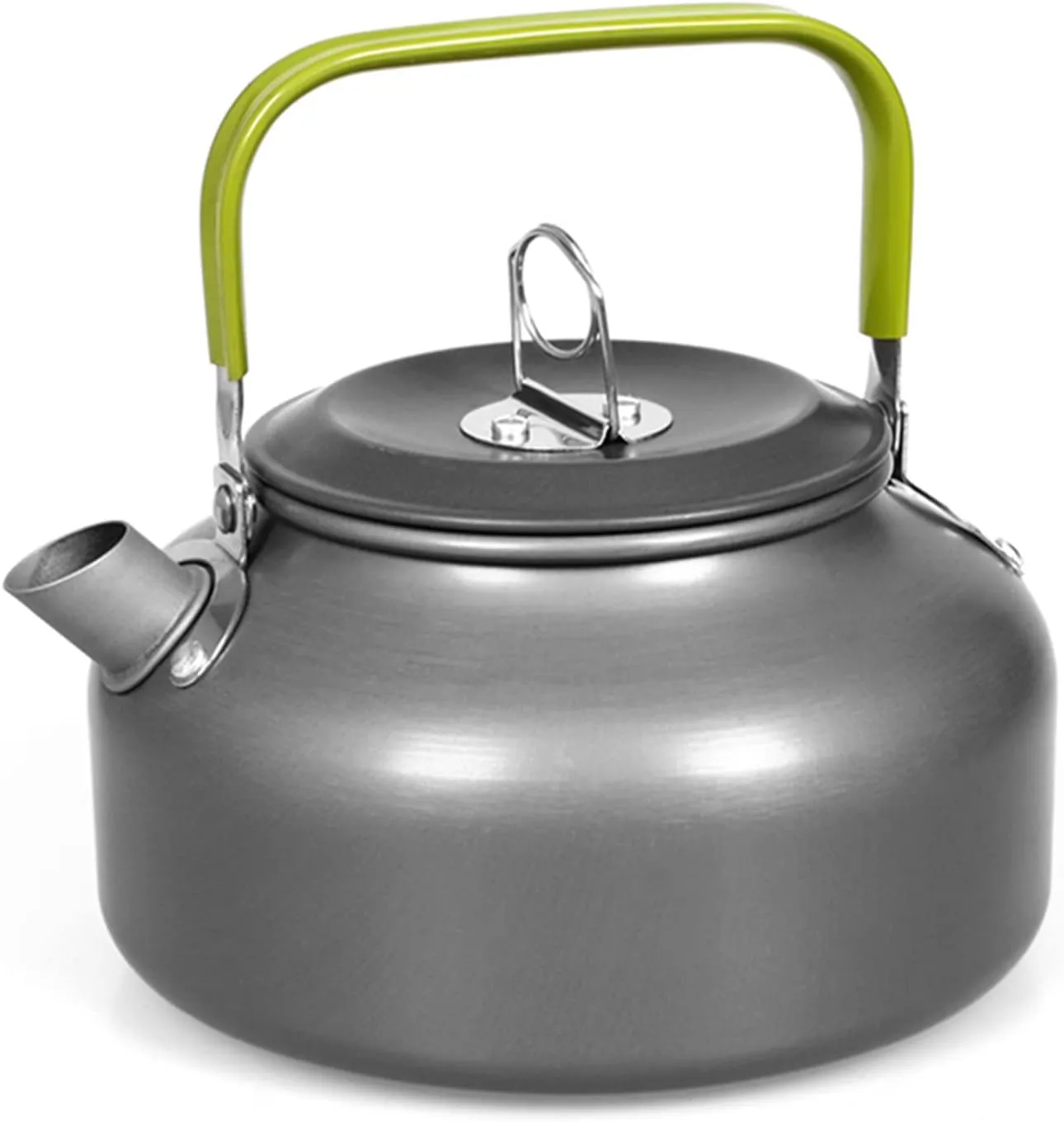 Kettle, 0.8L/1.2L/1.6L Outdoor Camping Kettle Aluminum Tea Kettle Coffee Pot with Carry Bag