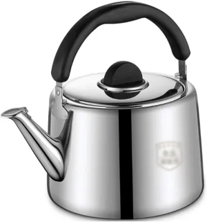 Kettle Camping Kettle Stainless Steel Silver Kettle Portable Ultra-Light Outdoor Hiking Kettle Teapot Creative Quick Add Kettle Warm Gift