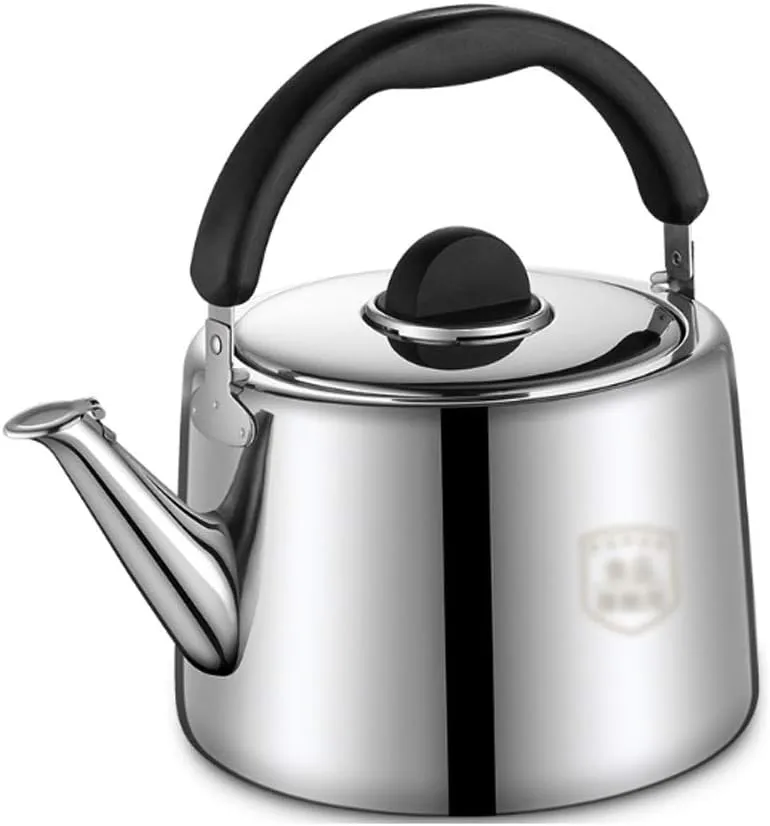 Kettle Camping Kettle Stainless Steel Silver Kettle Portable Ultra-Light Outdoor Hiking Kettle Teapot Creative Quick Add Kettle Warm Gift