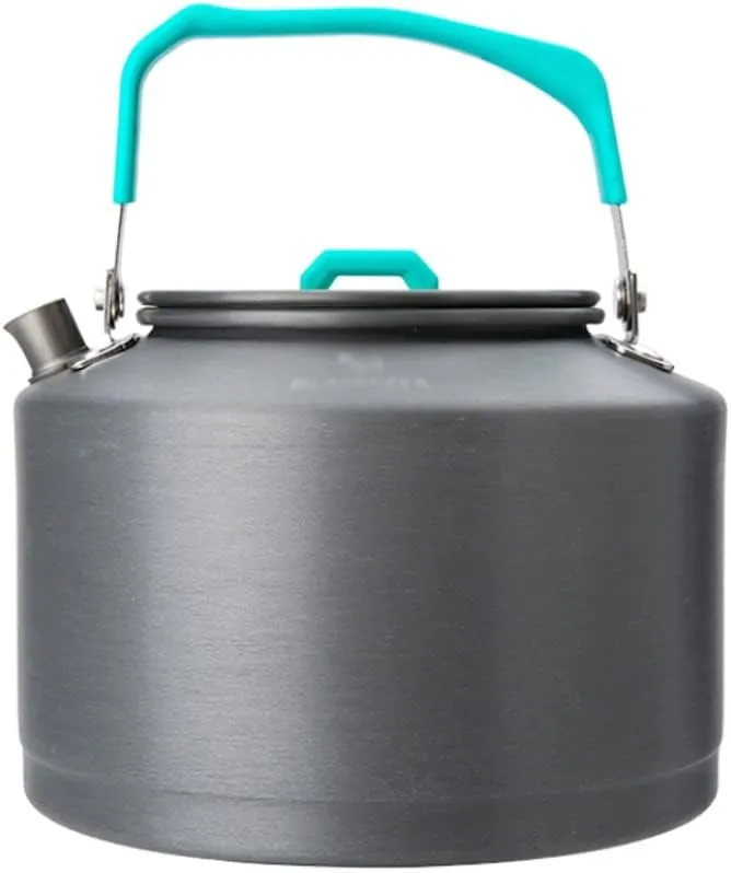 Kettle for Stove top 1.5L Camping Kettle Aluminium Tea Kettle Outdoor Tea Coffee Pot Portable Water Kettle with Handle for Hiking Picnic Kitchen Supplies Teapots
