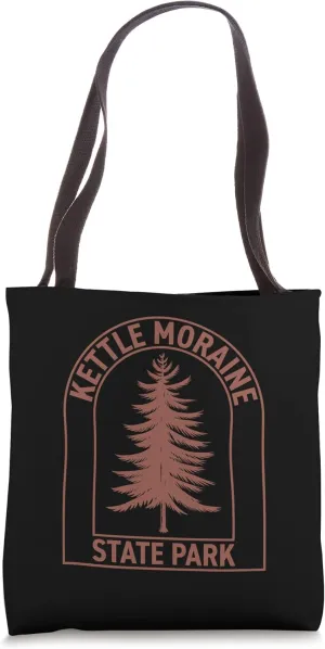 Kettle Moraine State Park Wisconsin Vintage Tree Tote Bag