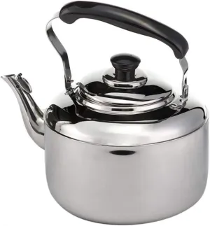 Kettle,5L Gas Stainless Steel Teakettle Whistling Tea for All Stovetop with Ergonomic Handle Whistling Teapot Quick Boil Kettle Dignified