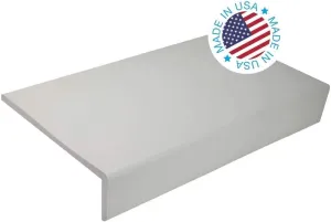Kidkusion Soft Seat Edge Cushion | Made in USA | 120" | Taupe | Fireplace Cushion and Hearth Pad