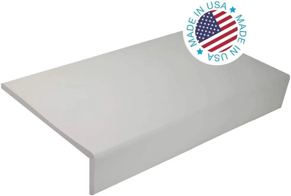 Kidkusion Soft Seat Edge Cushion | Made in USA | 120" | Taupe | Fireplace Cushion and Hearth Pad