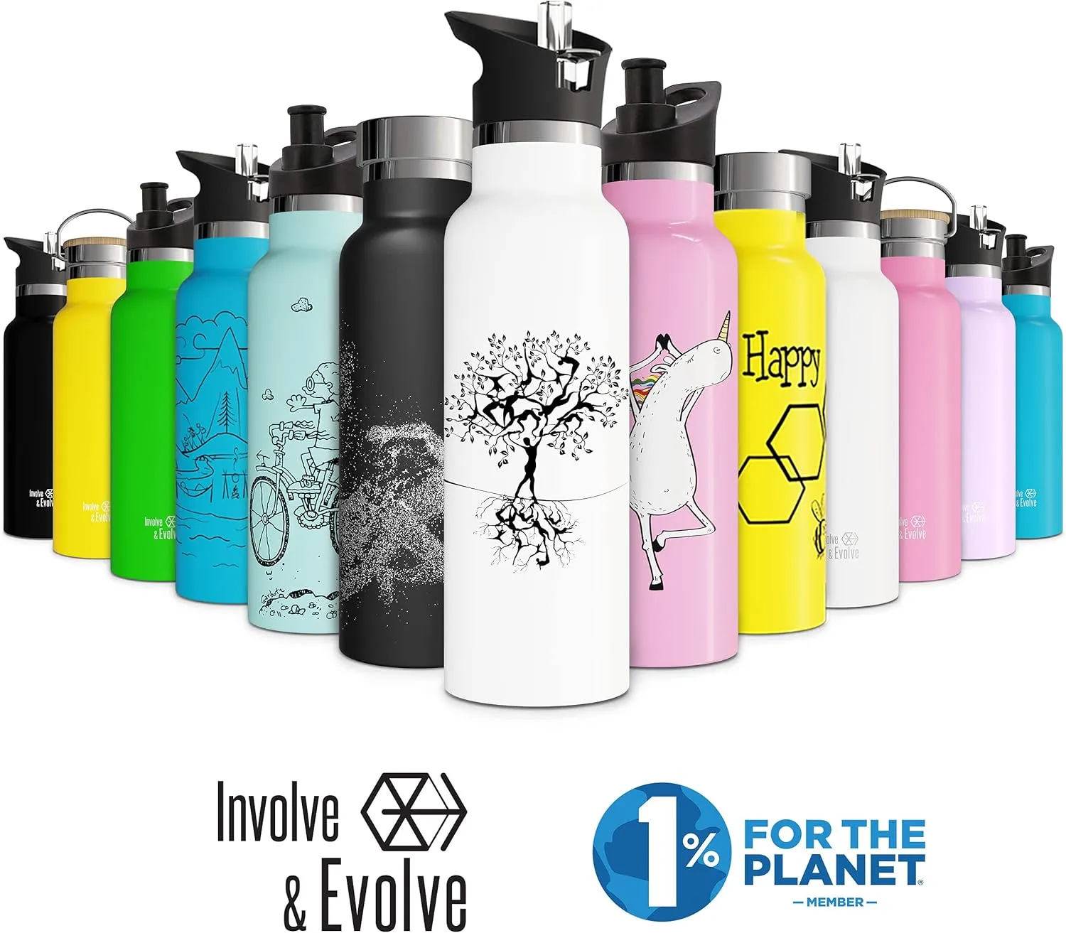 Kids Water Bottle Easy-Sip Straw Lid Leak-Proof Insulated Stainless Steel Thermos Perfect for School & Pickleball 3 Lids BPA-Free Keeps Drinks Cold for 24 Hours (Purple 17oz)