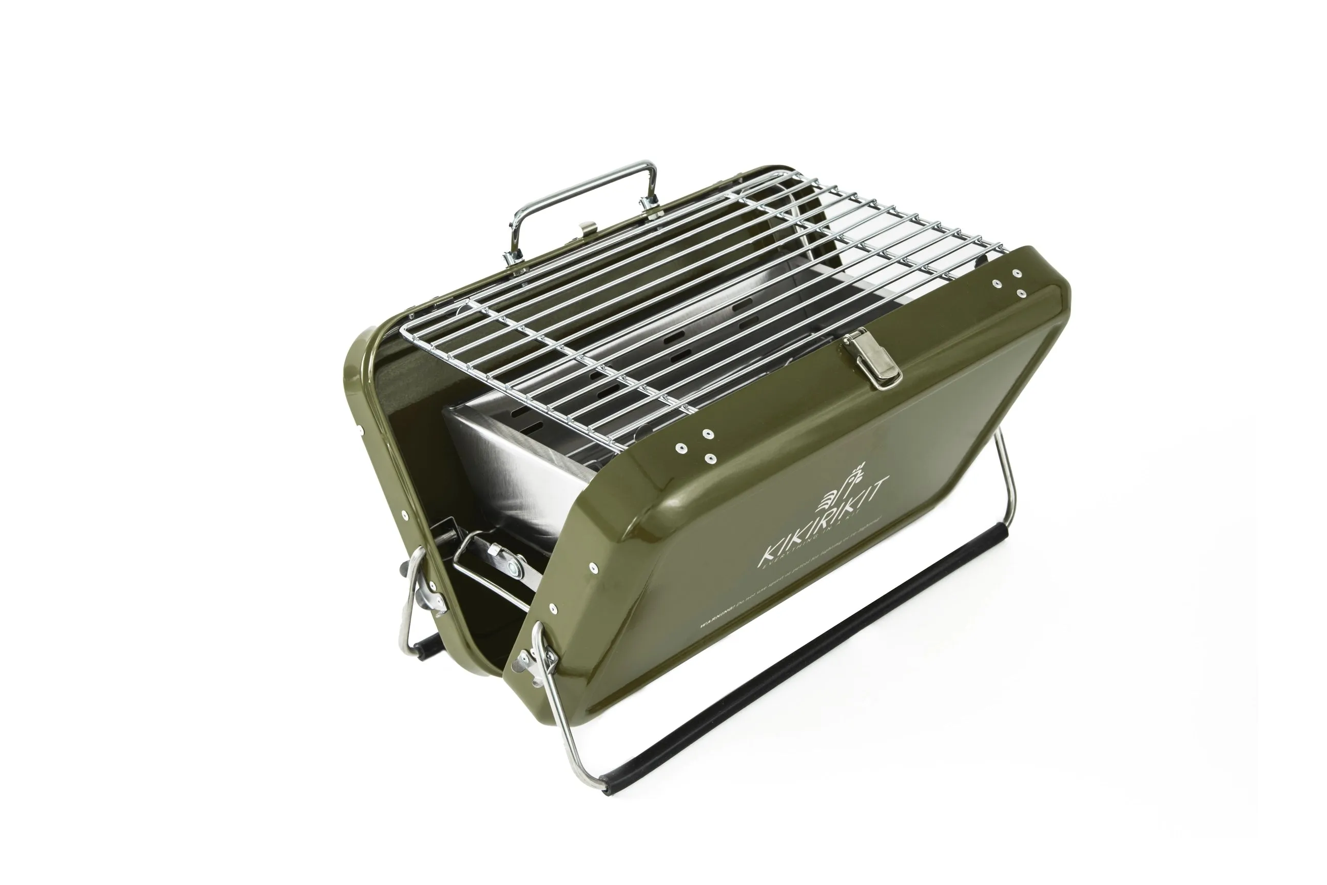 Kikirikit Foldable Portable Charcoal Barbecue Kit - Hunter Green (Feb 2025)