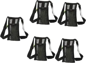 Kisangel 5pcs Water Bottle Bag Kettle Mesh Strap Portable Kettle Cover Insulated Water Bottle Pouch for Travel