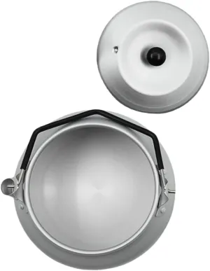 Kisangel Tea Pots for Outdoor Adventures 0.8l Aluminum Kettle Safe Handle Easy to Carry Camping Water Kettle