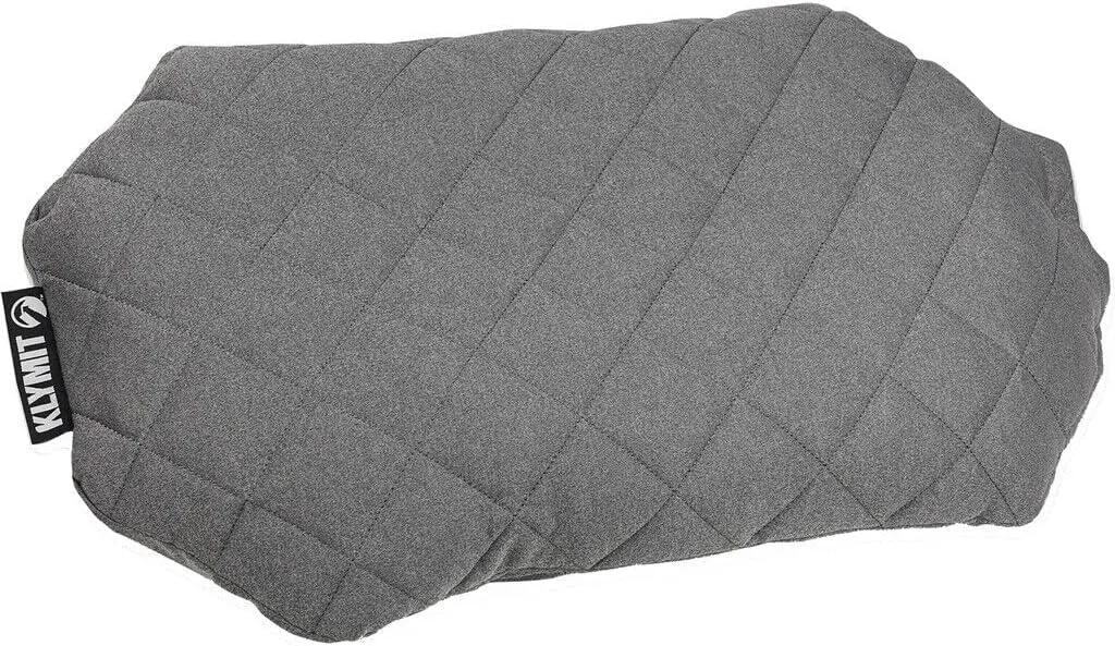 Klymit Klymaloft Extra Large Inflatable Air Bed, Sleeping Pad, Compact, Portable, Inflatable, Supportive, Hybrid, Airplane, Camping, Backpacking, Hammock, Pillow, Grey