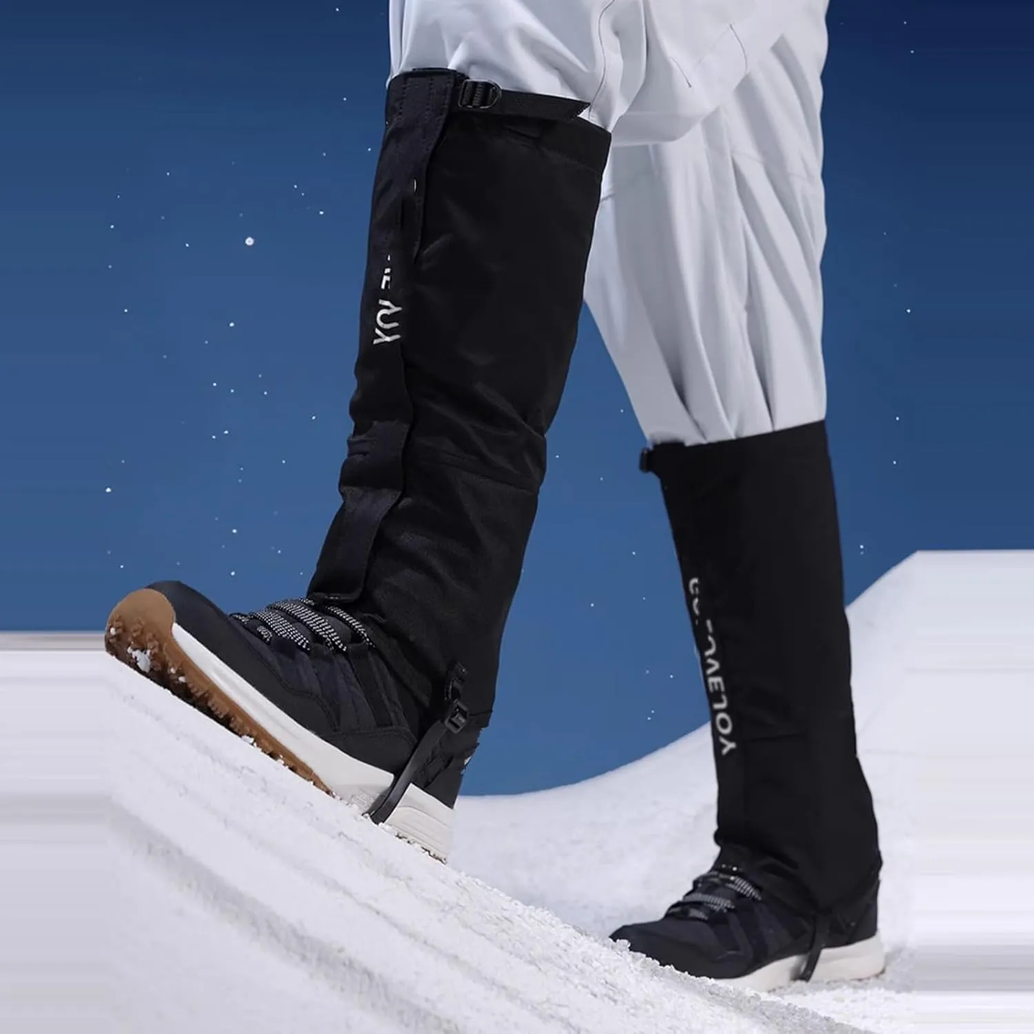Leg Gaiters,Hiking Gaiters,Adjustable High Leg Cover,M/L/XL Snake Bite Protective Gaiters,Lower Legs Guards,for Adults and Children