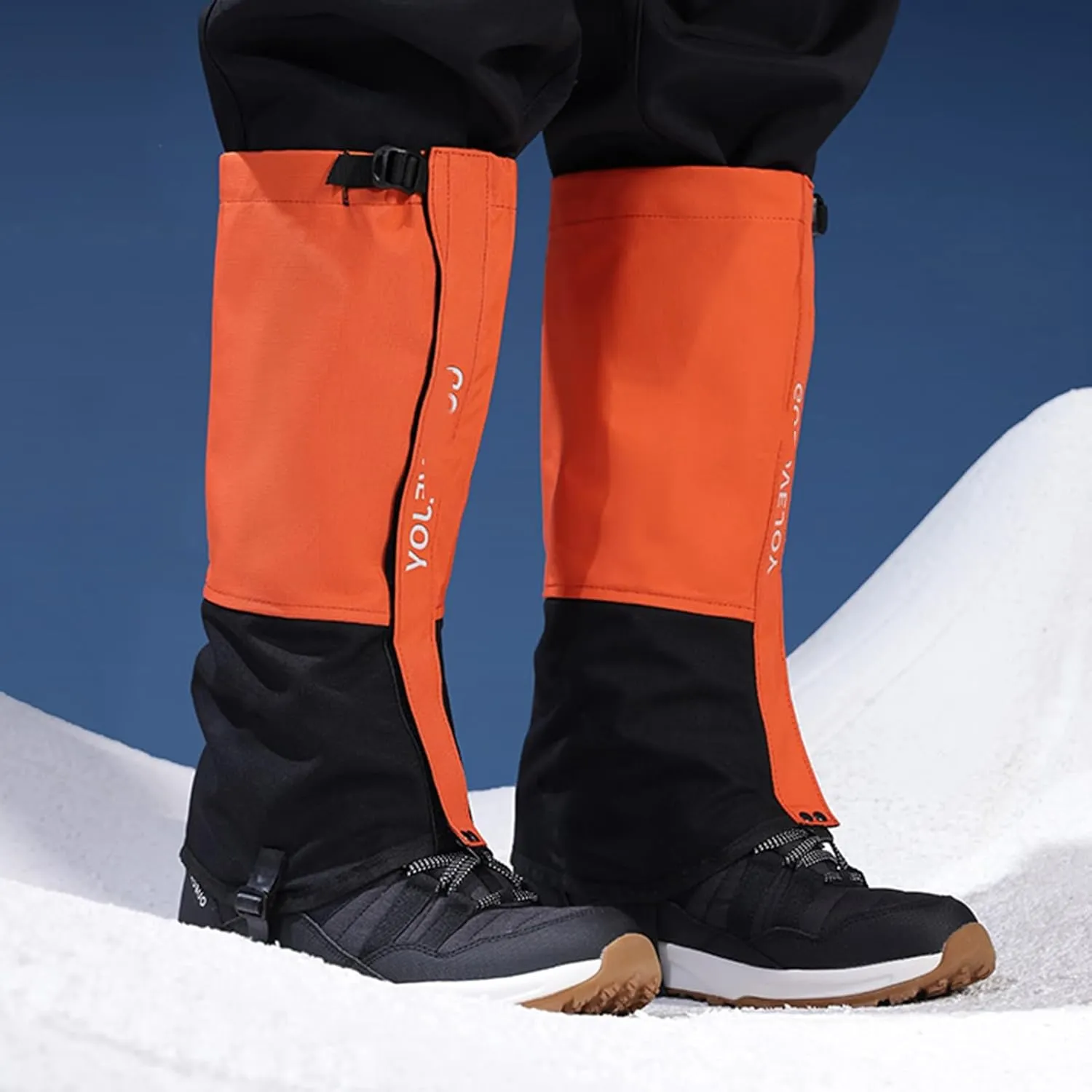Leg Gaiters,Hiking Gaiters,Adjustable High Leg Cover,M/L/XL Snake Bite Protective Gaiters,Lower Legs Guards,for Adults and Children
