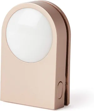 Lexon Lucie - LED Clip On Light, Rechargeable, Water-Resistant IPX4, Dual-Color Mode with 4 Light Settings, Ideal for Running, Walking and Cycling - Gold