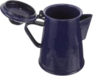 LIFKOME Ergonomic Handle Portable Enamel Pot Tea Kettle for Camping Rv Coffee Pot