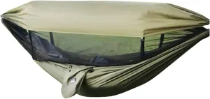 Lightweight Portable Camping Hammock with Mosquito Net and Shade Cloth - Perfect for Travel, Backpacking, and Beach Adventures