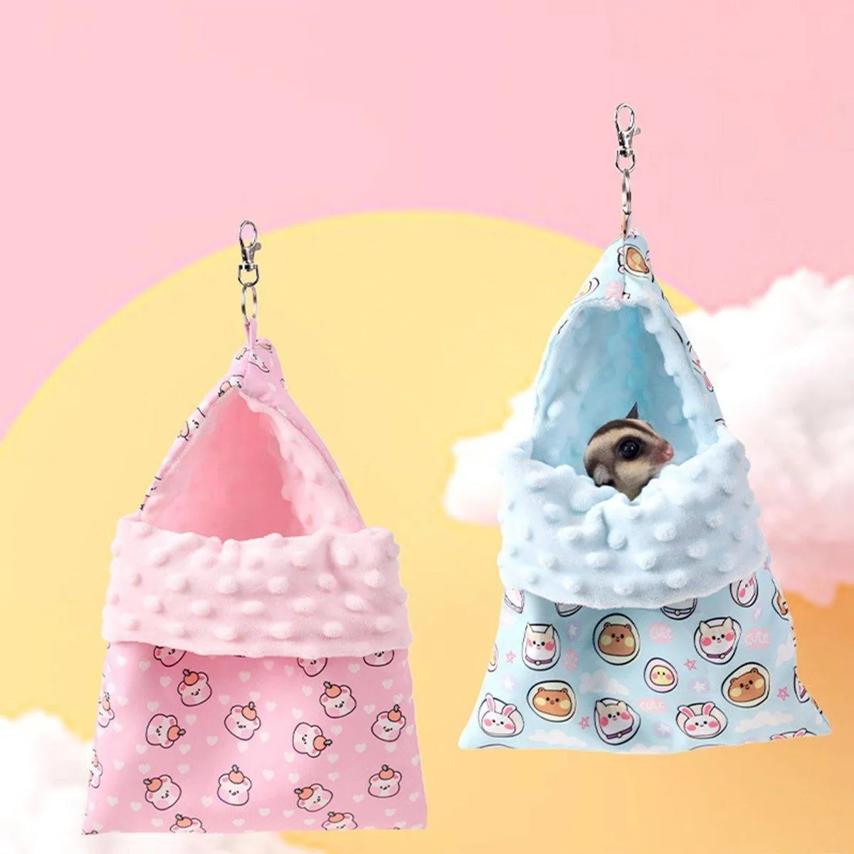 Lightweight Summer Cotton Sleeping Bag Nest Hamsters Small Pets Nest Hammock