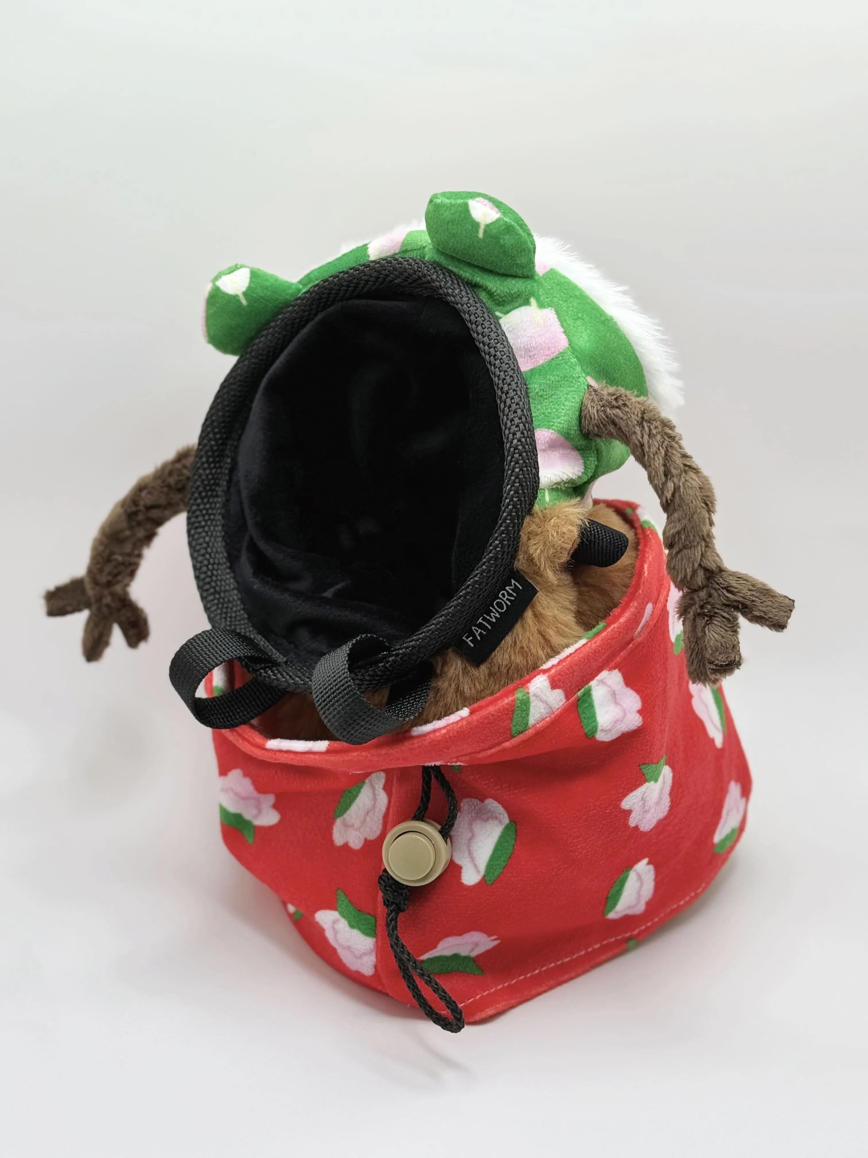 Limited Edition Capybara with Dongbei Floral Coat Chalk Bag