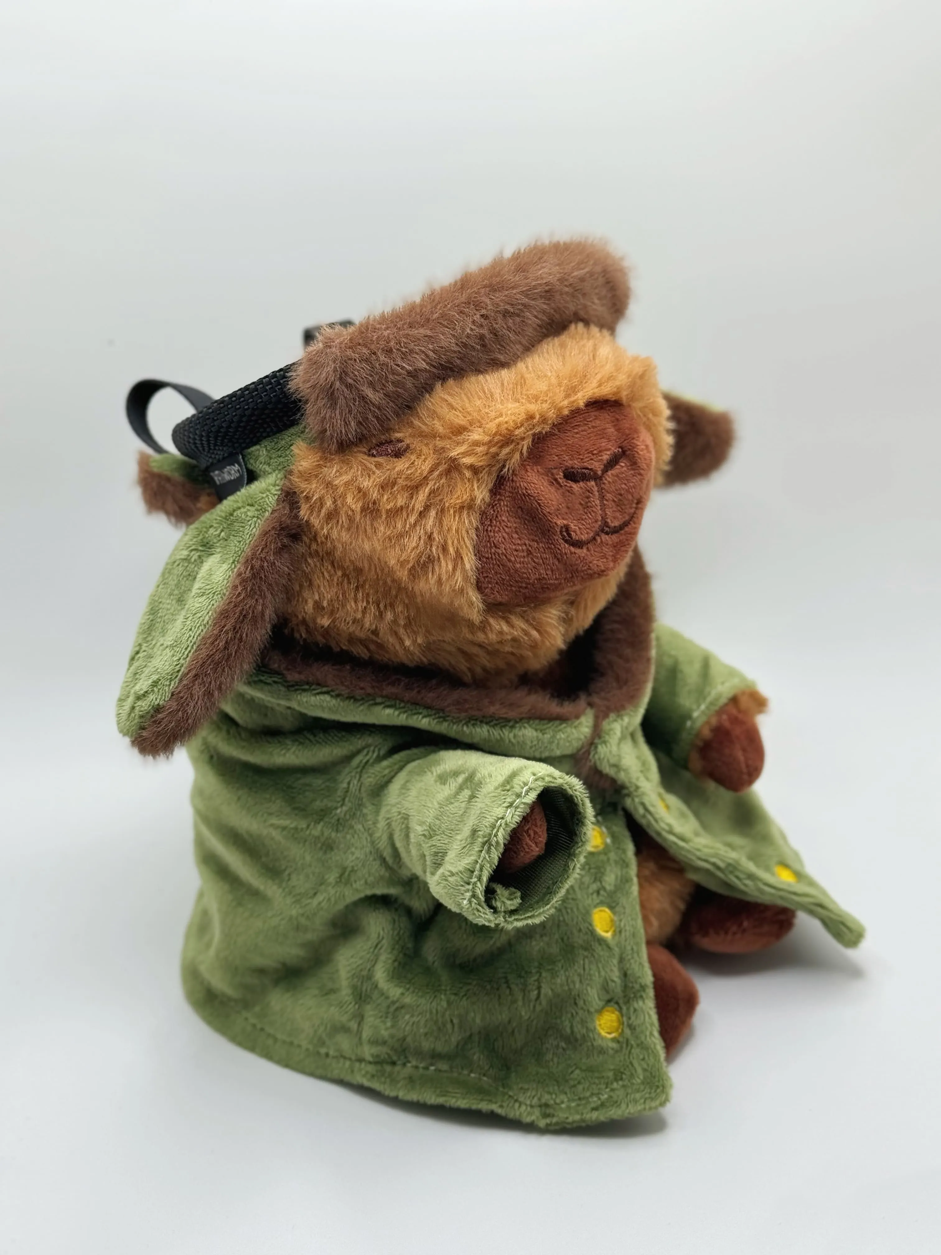 Limited Edition Capybara with Military Coat Chalk Bag/Chalk Bucket